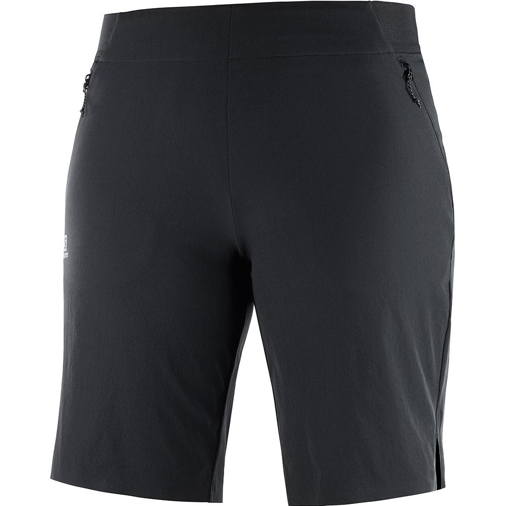 Shorts Salomon Femme Noir - Salomon WAYFARER PULL ON W - France (1039-JYNOV)